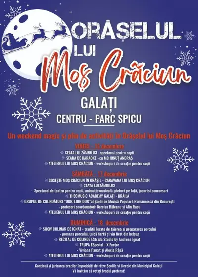 Magia iernii continuă în Orăşelul Lui Moş Crăciun